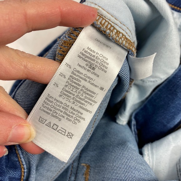 Madewell Jeans Women's Size 26 Curvy Skinny Flare Blue Denim - Picture 14 of 14